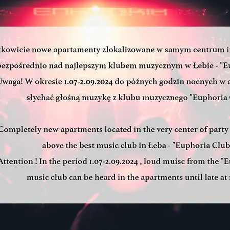 Party Avangarde Apartments City Center Леба Екстер'єр фото